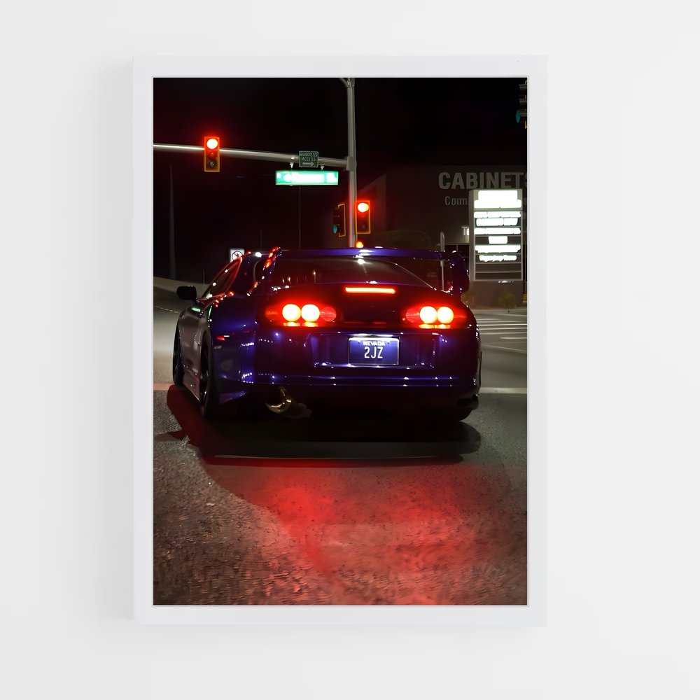 Poster Nuit Vrombissante – affiche Toyota (vue 3)